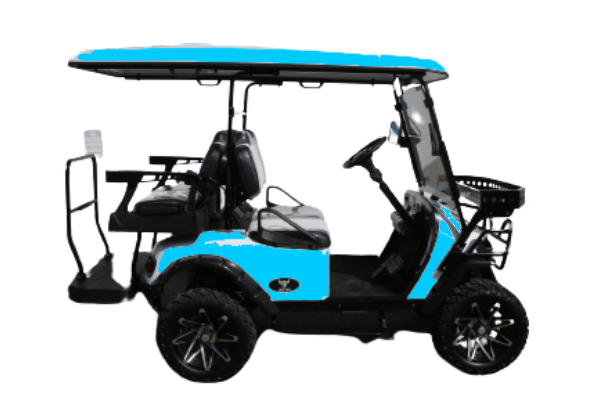 Little Bull Golf Cart (2+2) Caribbean Blue
