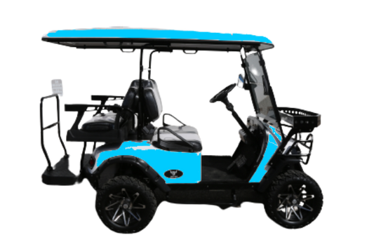 Little Bull Golf Cart (2+2) Caribbean Blue