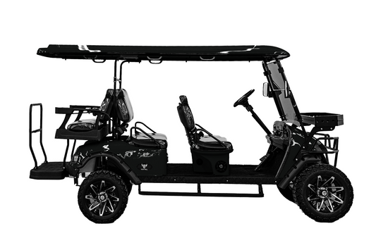 Big Bull Golf Cart (4+2) Black